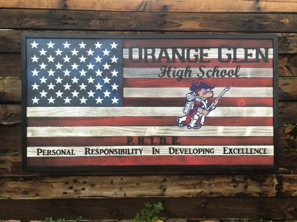 Patriotic School & District Flags