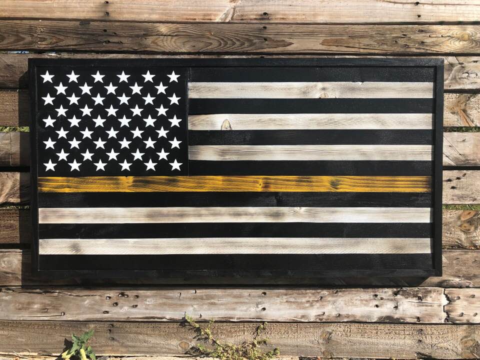 Thin Gold Line Dispatchers Flag