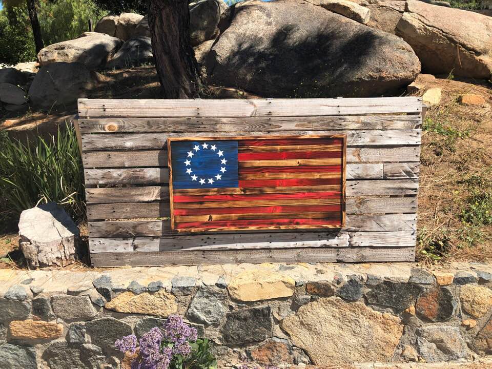 Rustic Betsy Ross Flag
