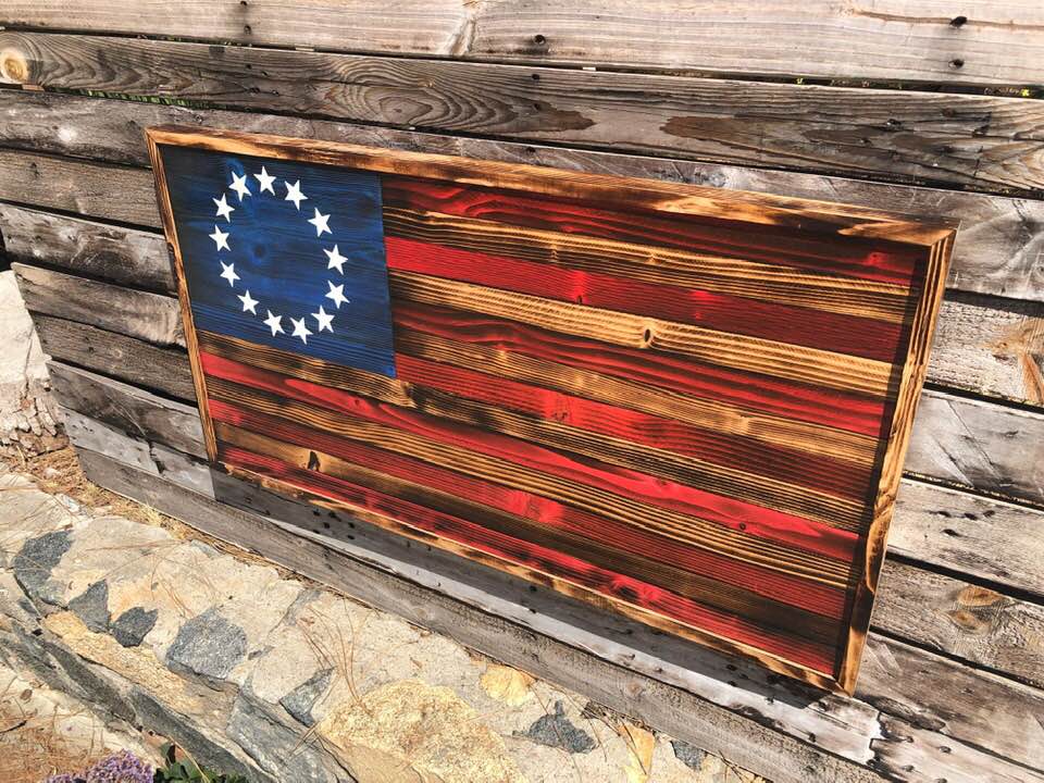 Rustic Betsy Ross Flag