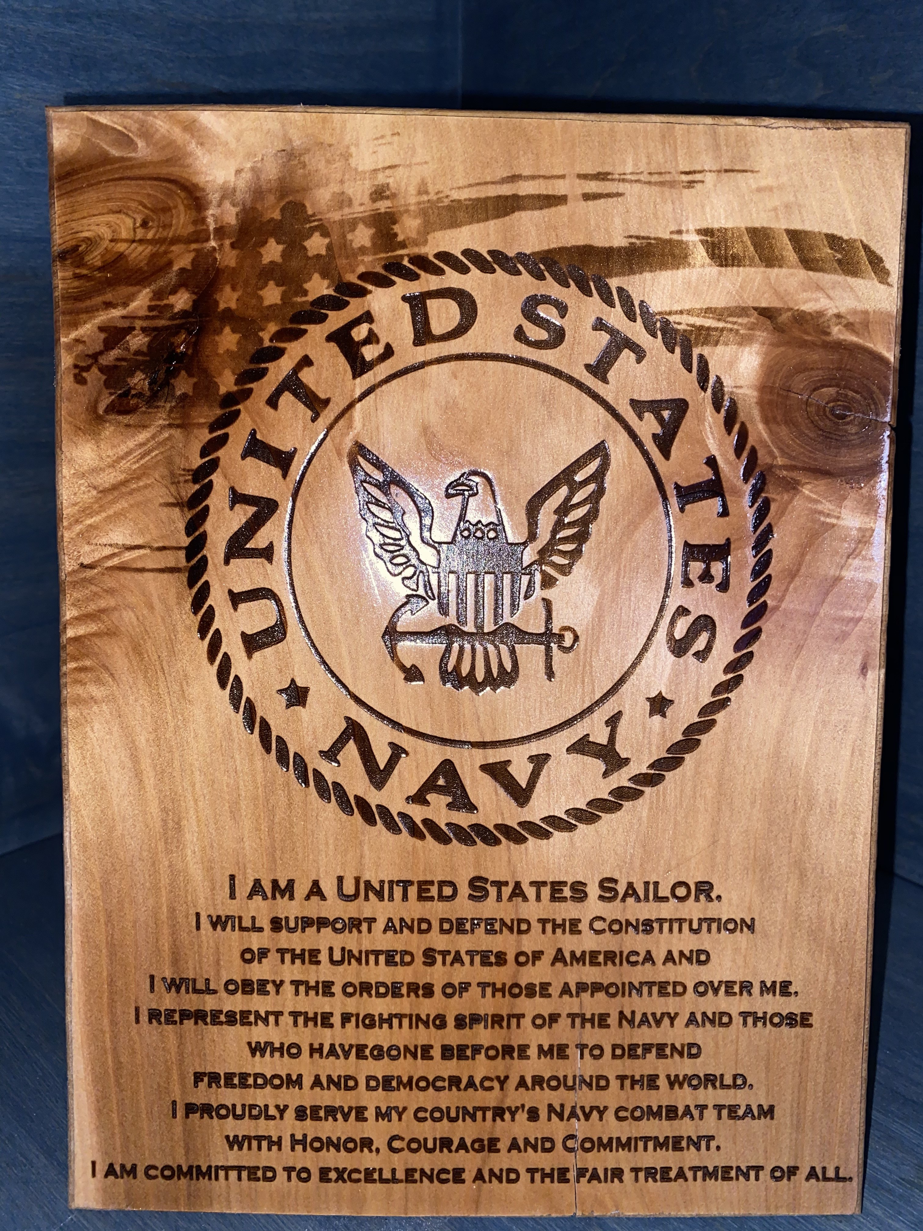 US NAVY Plaque