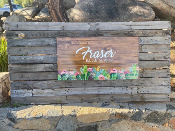 Rustic Family Plank Custom