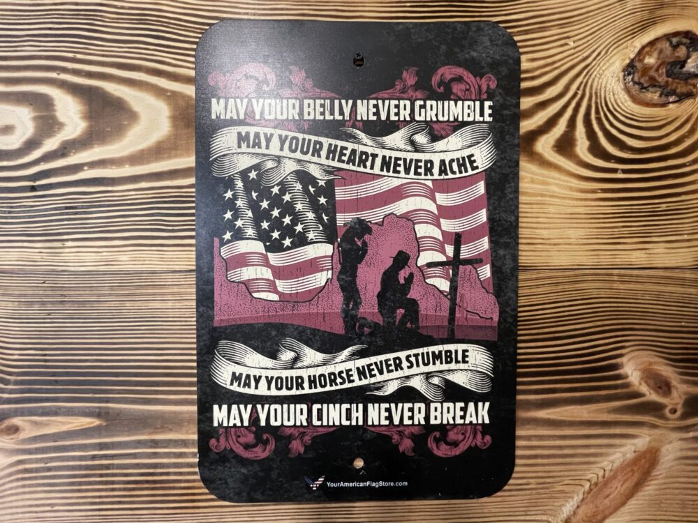 Cowboy Prayer Garage Art