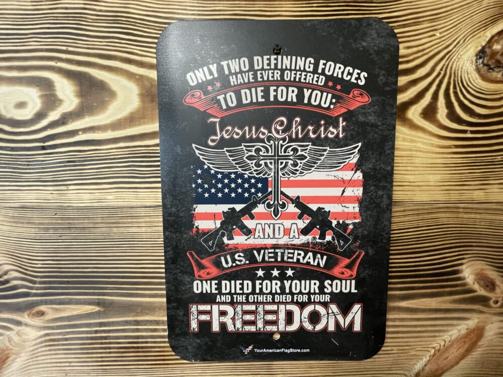 Veterans & Jesus Garage Art